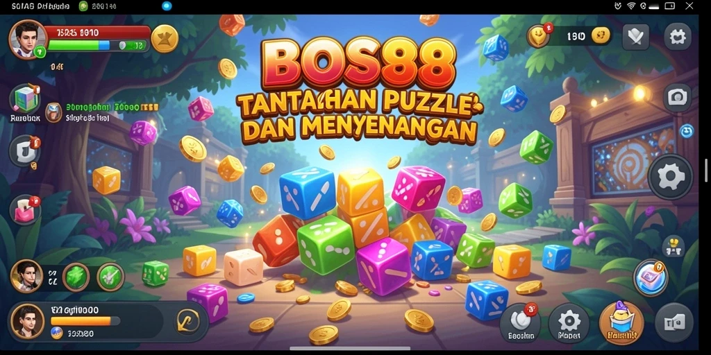Tampilan gameplay seru dari BOS88 yang penuh teka-teki.