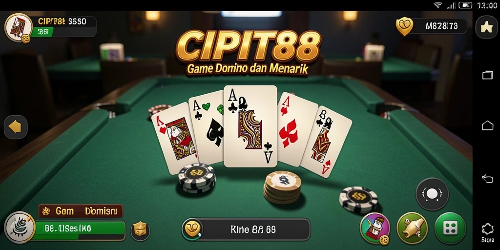 Gameplay seru dalam CIPIT88 yang menghadirkan Domino modern.
