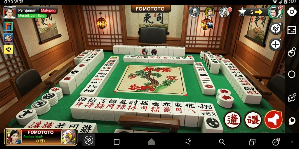 Tampilan gameplay FOMOTOTO yang seru dan menantang.