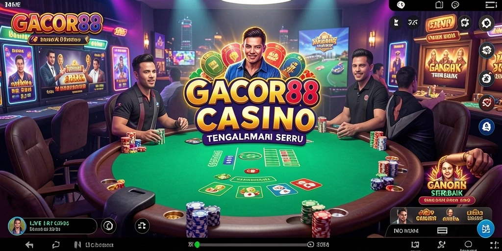 Tampilan fantastis dari gameplay Live Casino GACOR88 yang mengasyikkan.