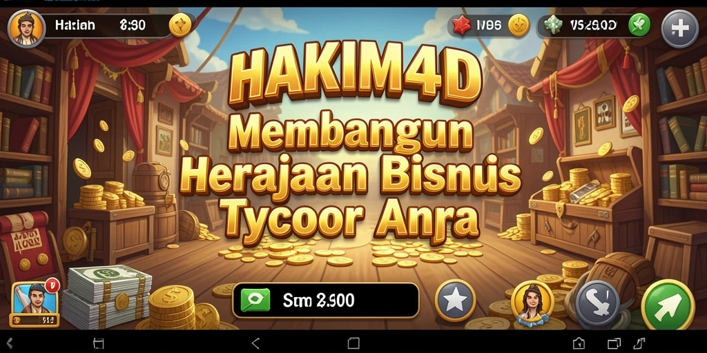 Tampilan menarik dari gameplay HAKIM4D yang seru.