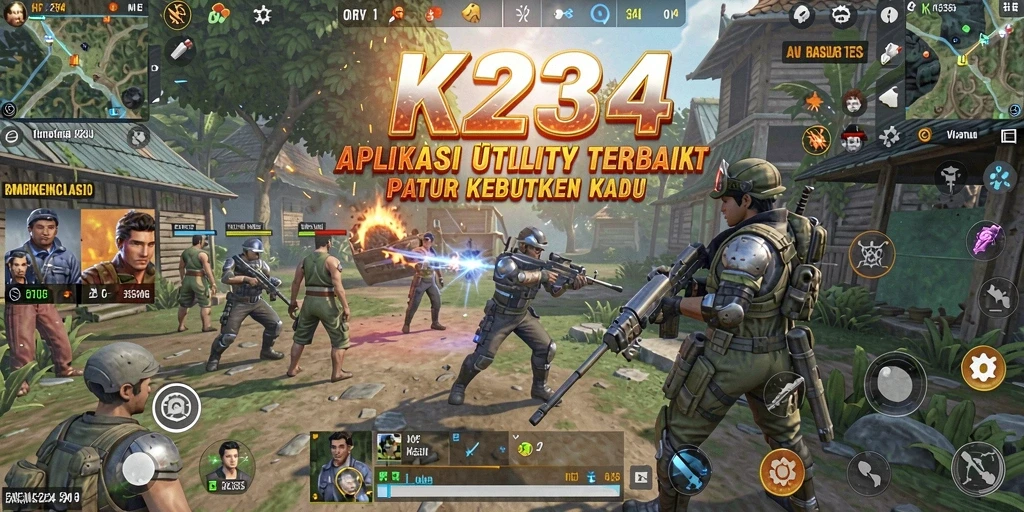Tampilan antarmuka K234 yang sederhana dan efisien.
