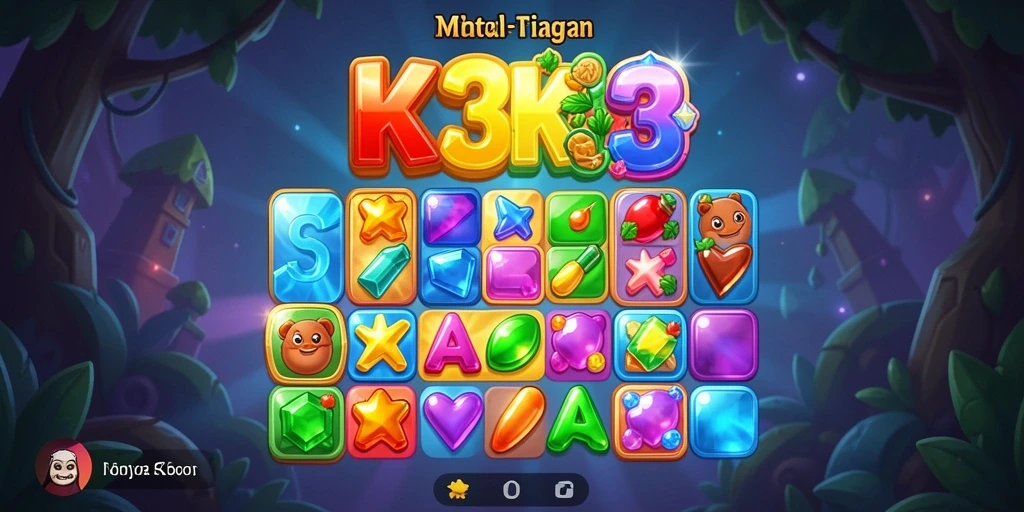 Tampilan gameplay K3K3 yang seru dan menarik.