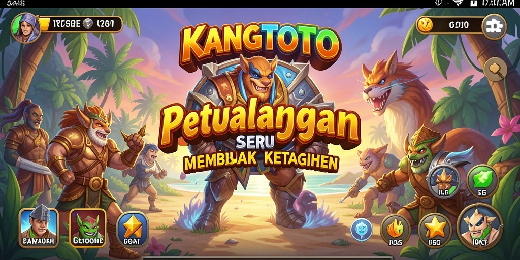 Gameplay seru KANGTOTO dengan petualangan yang menarik.