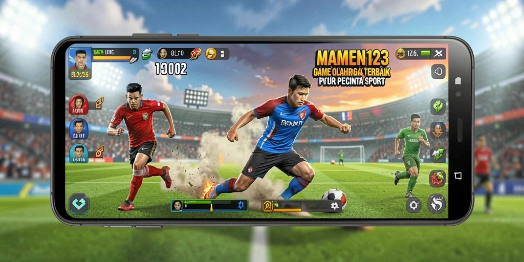 Gameplay seru MAMEN123 dengan aksi olahraga yang mendebarkan.