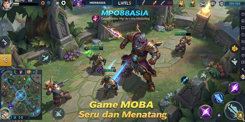 Screenshot gameplay <strong>MPO88ASIA</strong> yang menampilkan aksi pertarungan epik.