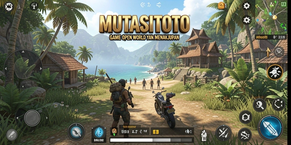 Tangkapan layar gameplay menampilkan eksplorasi dunia yang luas dan interaksi yang dinamis.