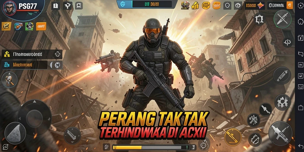 Tampilan gameplay aksi seru dan mendebarkan di PSG77.