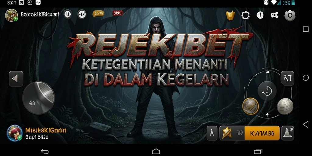 Screenshot gameplay menyeramkan dari REJEKIBET yang mengungkap suasana misterius.