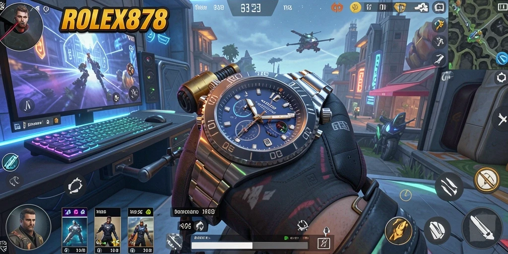 Screenshot gameplay yang menunjukkan interaksi dalam dunia Simulation.