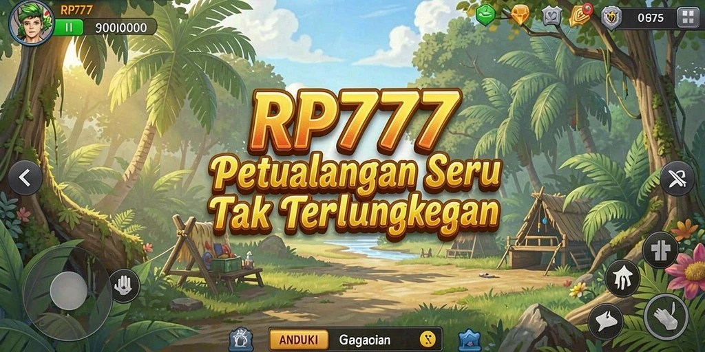 Screenshot gameplay RP777 menunjukkan aksi seru dalam petualangan.
