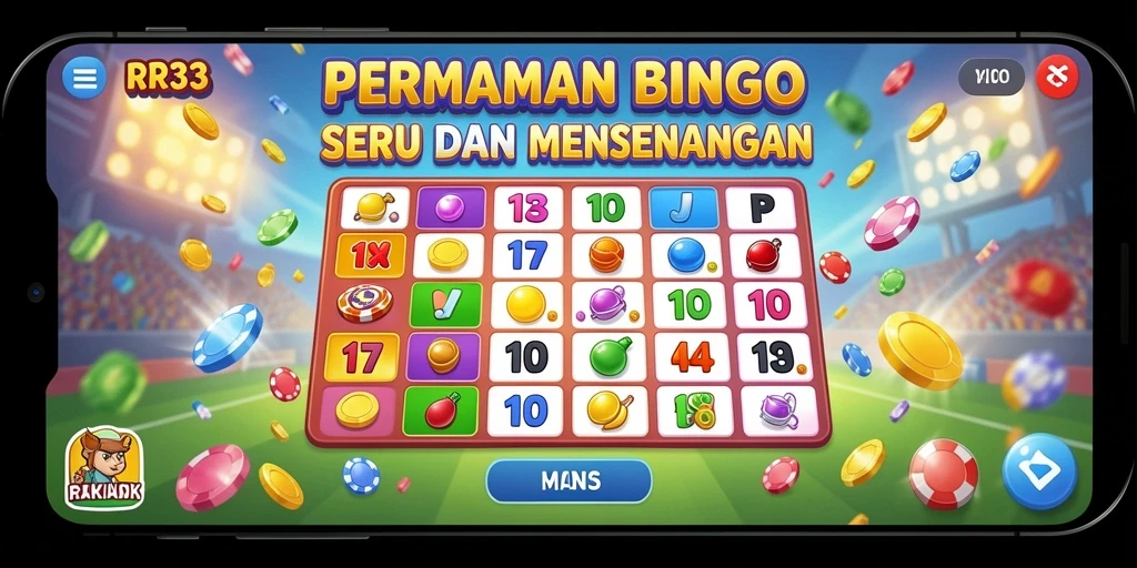 Tampilan menarik dari gameplay permainan Bingo RR33.