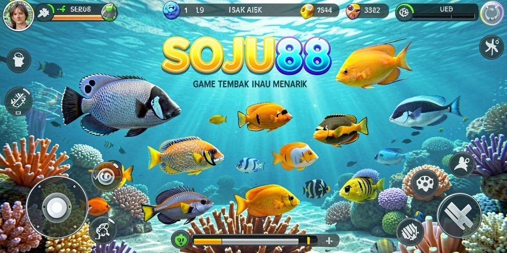 Gameplay seru Tembak Ikan di SOJU88 yang memikat.