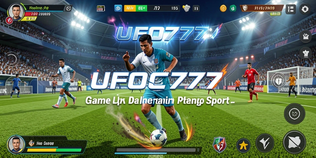 Screenshot gameplay UFO777 yang menunjukkan aksi olahraga seru.