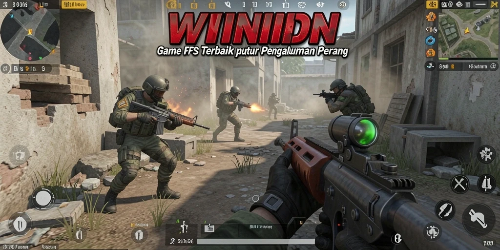Screenshot menarik dari gameplay intens di WINIDN.